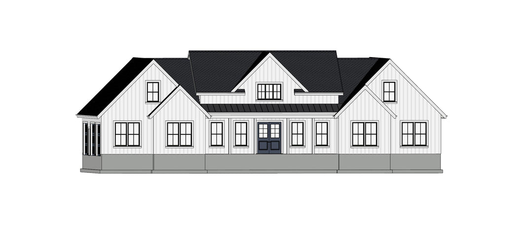 H596 2 Story Farmhouse Plan