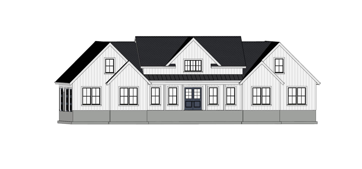 H596 2 Story Farmhouse Plan