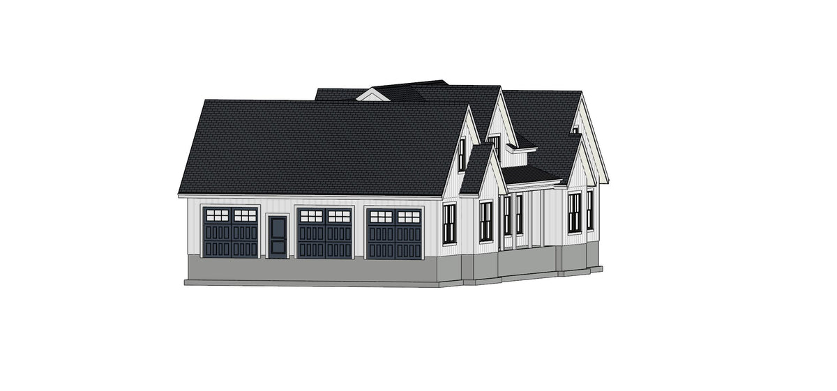 H596 2 Story Farmhouse Plan