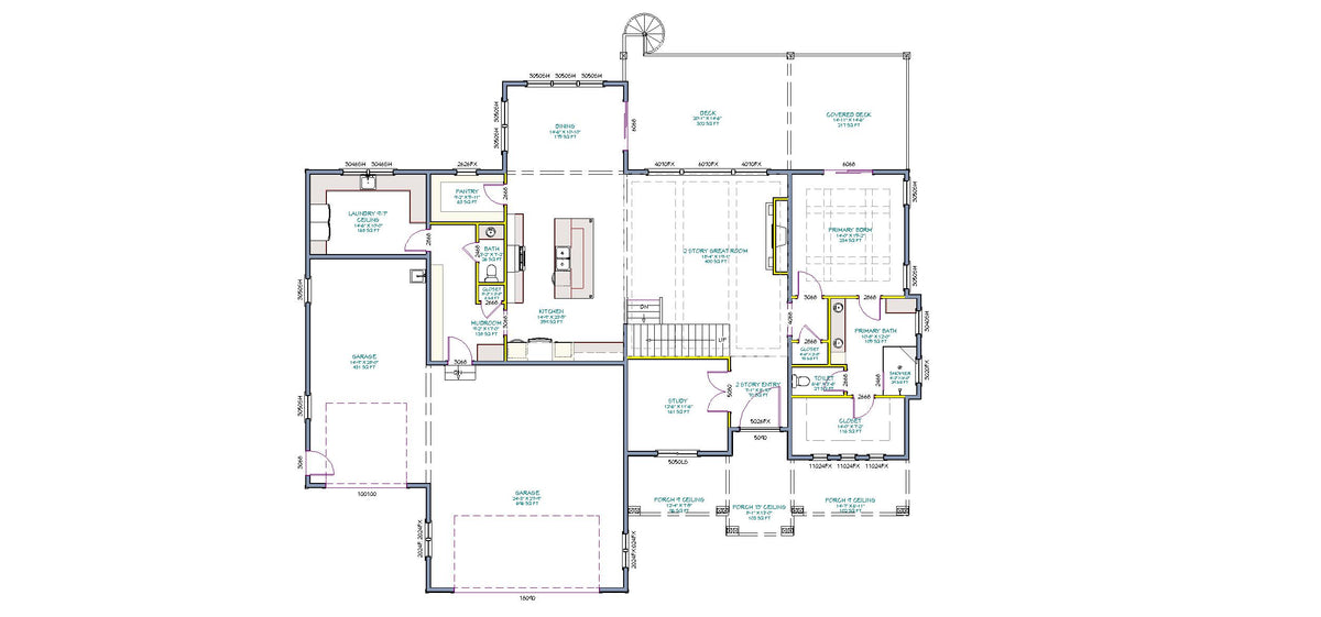 H601 2 Story House Plan