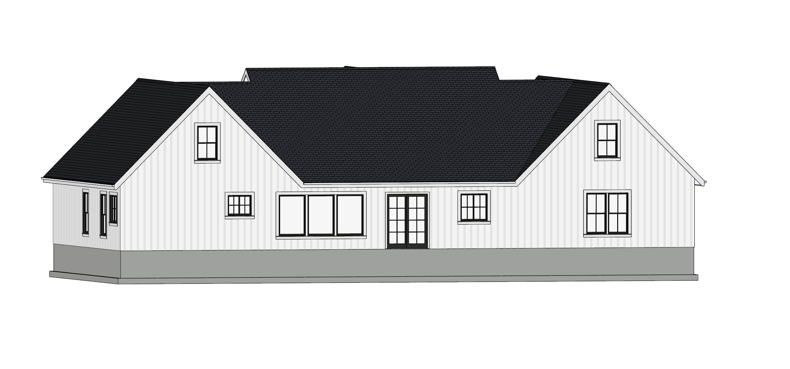H596 2 Story Farmhouse Plan